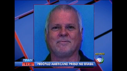 Resultado de imagem para PedÃ³filo americano procurado pela Interpol Ã© preso no Brasil