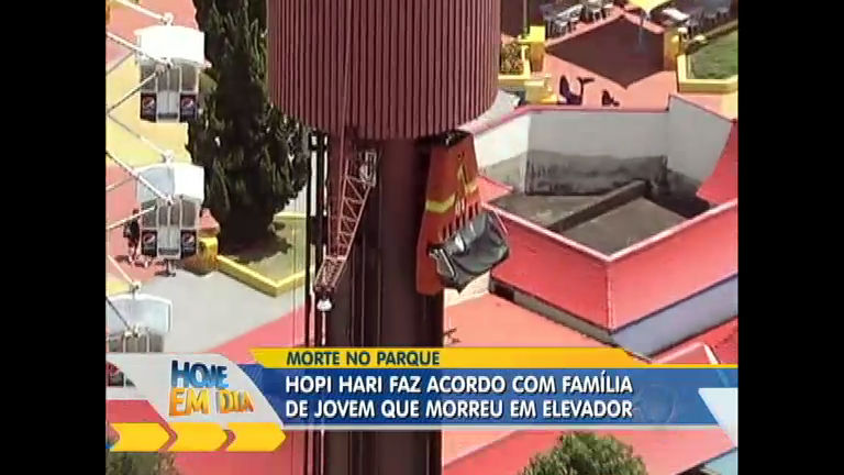 Morte em parque família fecha acordo com o Hopi Hari RecordTV