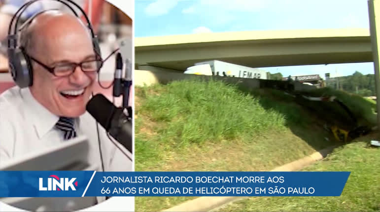 Vídeo: Jornalista Ricardo Boechat morre, aos 66 anos, em queda de helicóptero em São Paulo