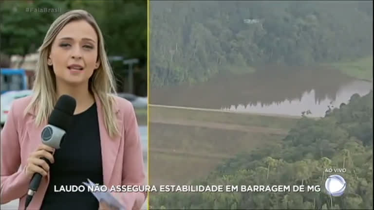 Vídeo: Empresa alemã não garante estabilidade da barragem em Barão de Cocais (MG)