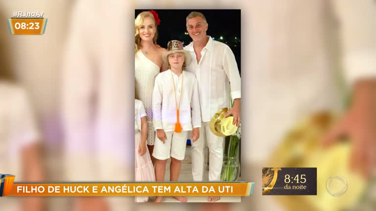 Vídeo: Filho de Luciano Huck e Angélica recebe alta da UTI