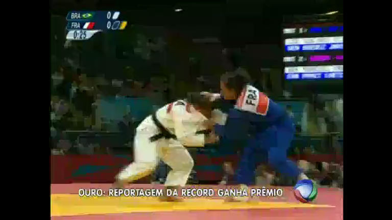Vídeo: Record ganha prêmio do COI por reportagem sobre judoca Sarah Menezes