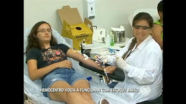 Vídeo: Hemocentro de Brasília tem estoques baixos de cinco tipos de sangue