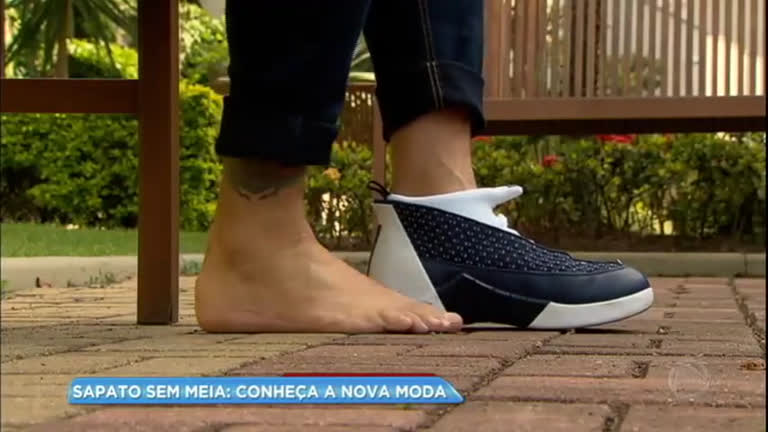 sapatos sem meias