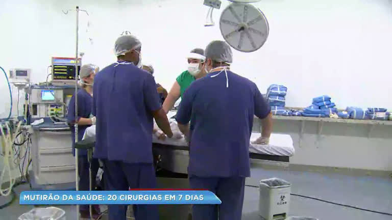 Vídeo: Hospital faz mutirão de cirurgias ortopédicas em Belo Horizonte