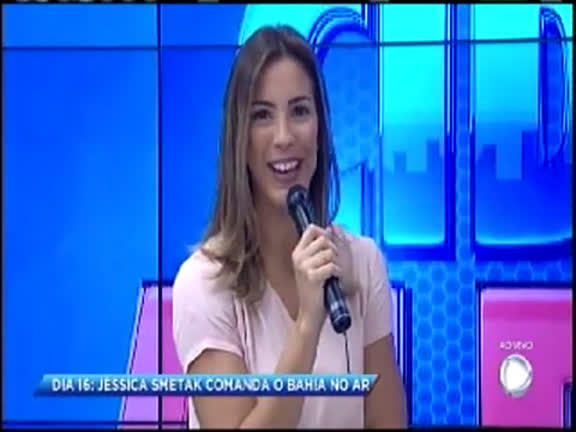 Vídeo: Adelson Carvalho dá as boas-vindas a Jessica Smetak na RecordTV Itapoan