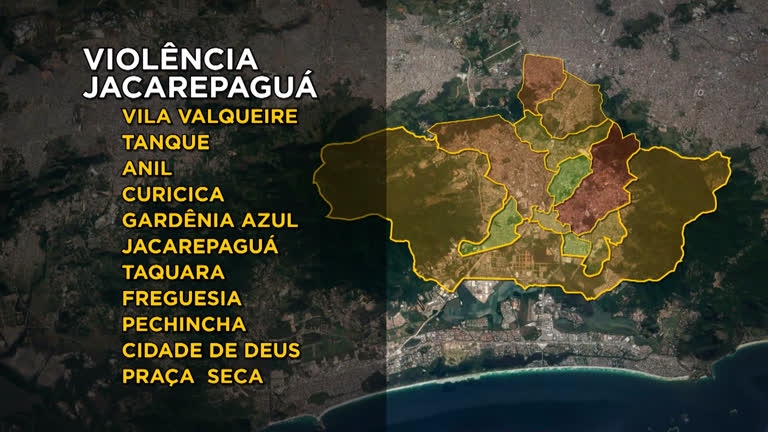 Cresce número de mortes violentas na região de Jacarepaguá