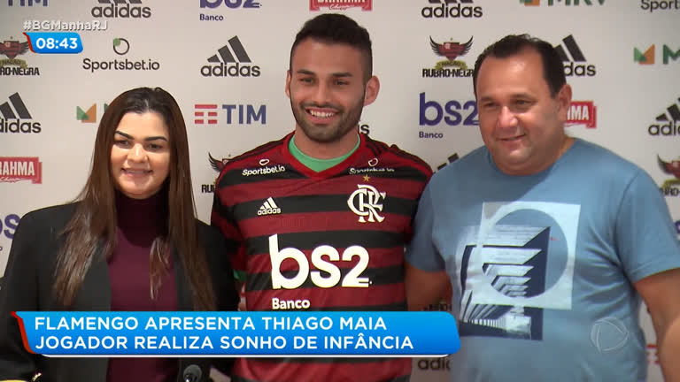 Flamengo Apresenta Volante Thiago Maia Como Reforco Para 2020 Recordtv R7 Balanco Geral Rj