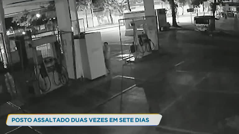 Vídeo: Posto de combustível é furtado duas vezes em uma semana