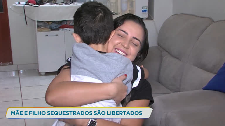 Vídeo: Mãe e filho são libertados pela PM após mais de 30 horas em cativeiro