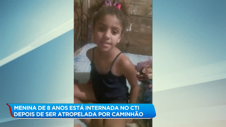 Menina De 8 Anos E Atropelada Por Caminhao Na Porta De Casa Minas Gerais R7 Balanco Geral Mg