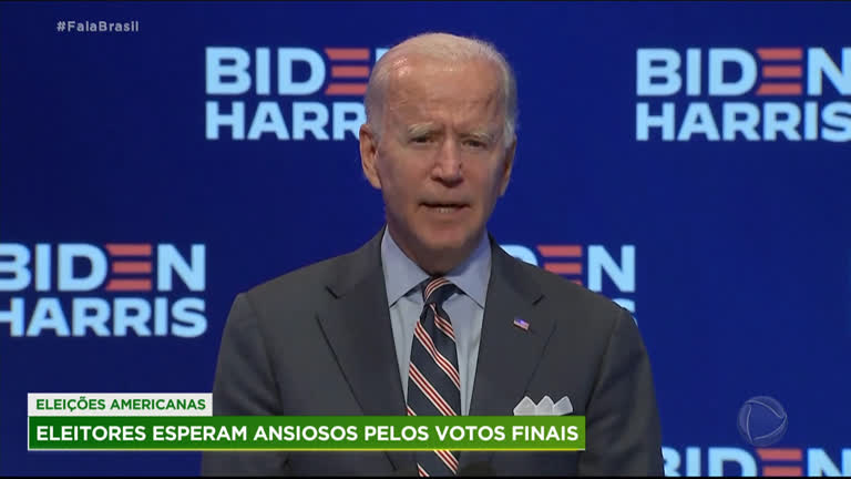 Vídeo: Perto da vitória, Joe Biden fala em reconciliação durante discurso nos EUA
