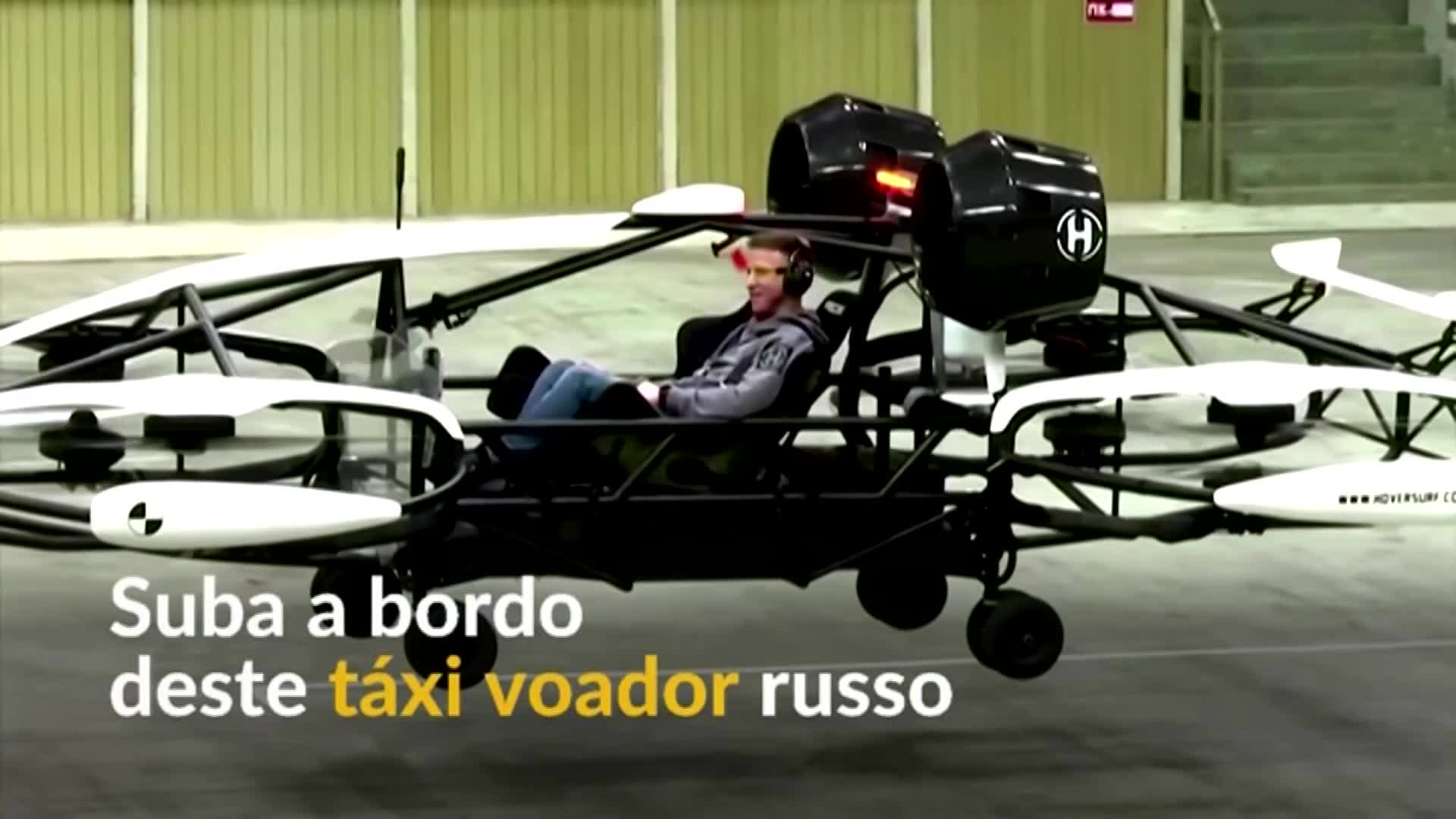 Vídeo: Empresa testa táxi voador e deve começar a fabricação neste ano
