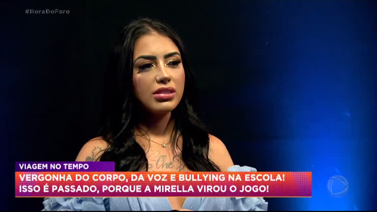 Vídeo: MC Mirella relembra dificuldades e polêmicas da carreira no Túnel do Tempo