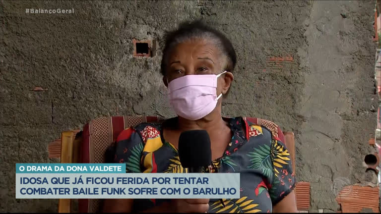 Vídeo: Idosa derrubada da varanda durante baile funk sofre com recuperação