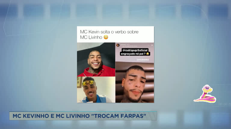 Vídeo: A Hora da Venenosa: MCs Livinho e Kevin trocam farpas na internet