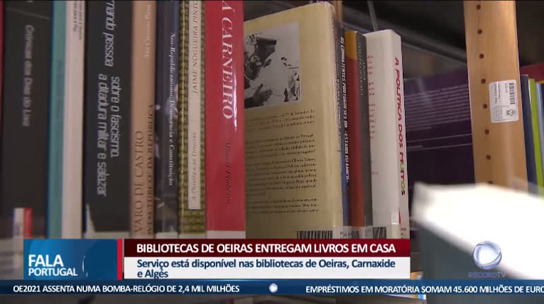 Vídeo: Bibliotecas de Oeiras entregam livros em casa