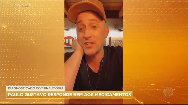 Vídeo: Ator Paulo Gustavo contrai pneumonia bacteriana, mas responde bem ao tratamento