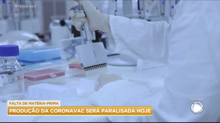 Vídeo: Produção da CoronaVac e da Astrazeneca serão paralisadas por falta de insumos