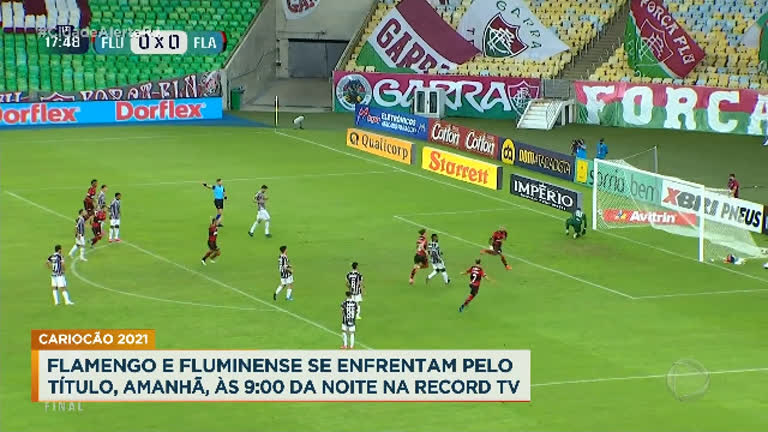 Vídeo: Torcida do Flamengo prepara mosaico no Maracanã para final do Carioca