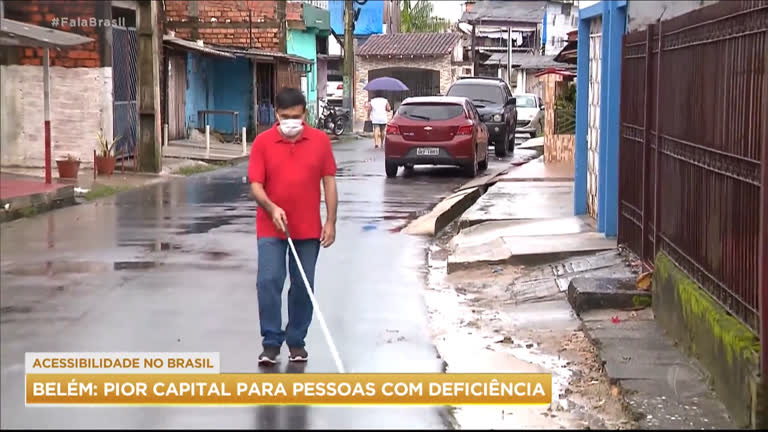 Vídeo: Belém é a pior cidade em acessibilidade, diz pesquisa