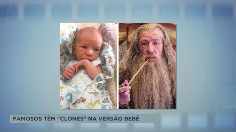 Vídeo: A Hora da Venenosa: famosos têm "clones" na versão bebê