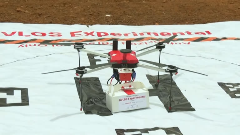 Vídeo: Covid-19: Índia testa delivery de vacinas com drones