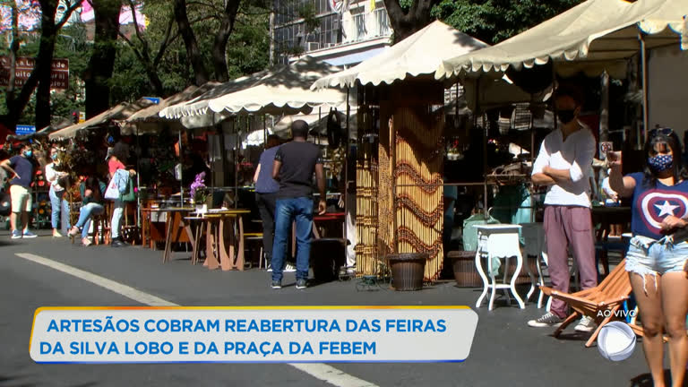 Vídeo: Artesões reivindicam retomada de feiras em Belo Horizonte