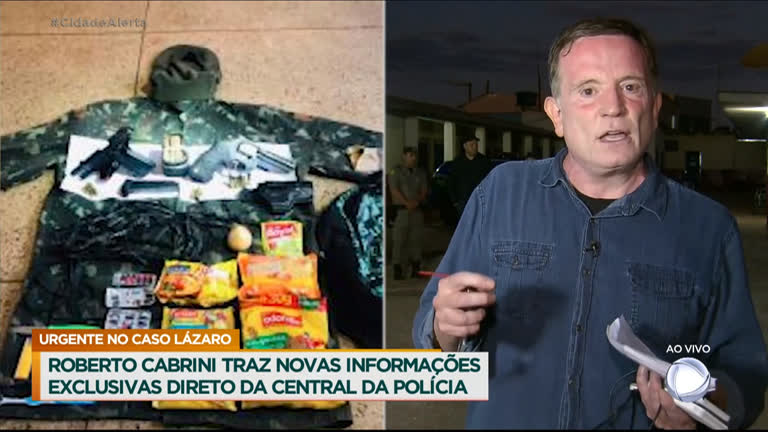 Vídeo: Polícia investiga pertences encontrados na mochila de Lázaro