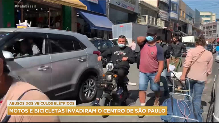 Vídeo: Motos e bicicletas elétricas ganham as ruas de SP e acendem alerta para a falta de fiscalização