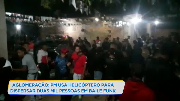 Vídeo: Baile funk com 2.000 pessoas é interrompido em Contagem (MG)