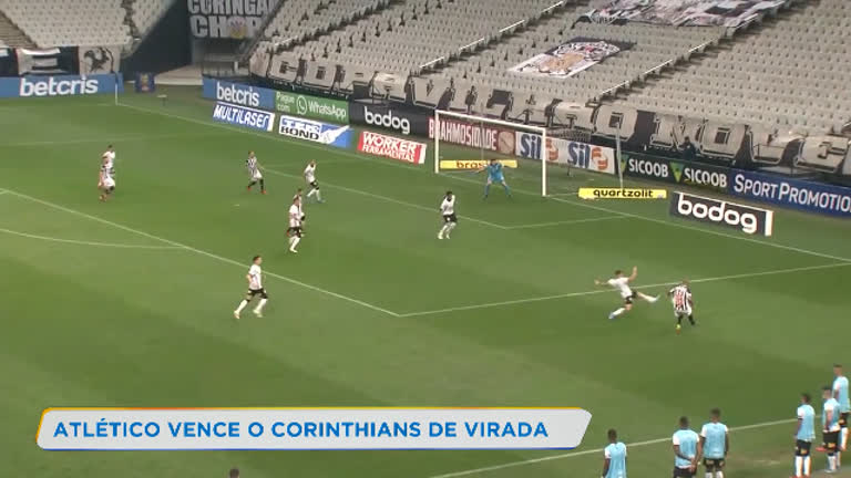 Vídeo: Atlético vence Corinthians de virada pela Série A do Brasileirão