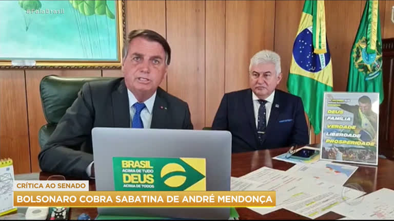 Vídeo: Bolsonaro diz esperar sabatina de André Mendonça