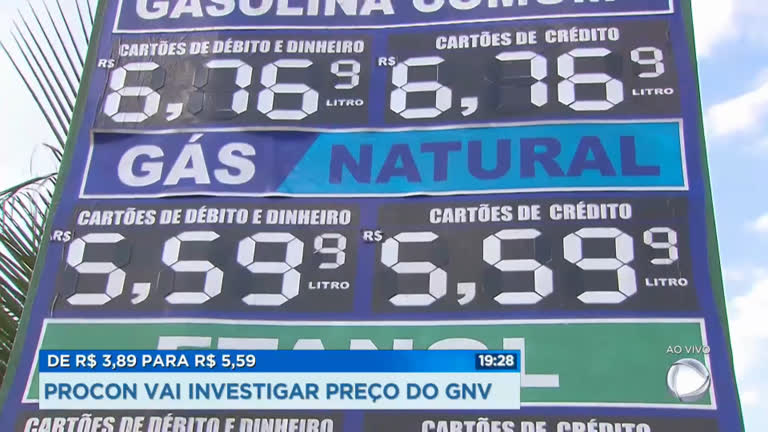 Vídeo: Aumento no preço do GNV é investigado pelo Procon-DF