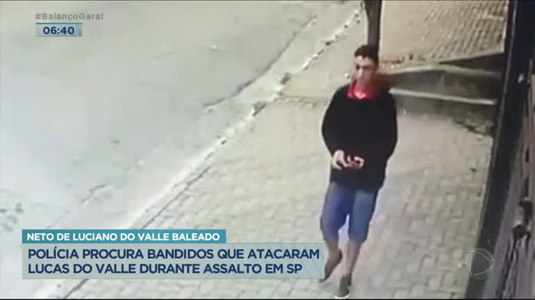 Vídeo: Polícia procura bandidos que balearam neto do narrador Luciano do Valle