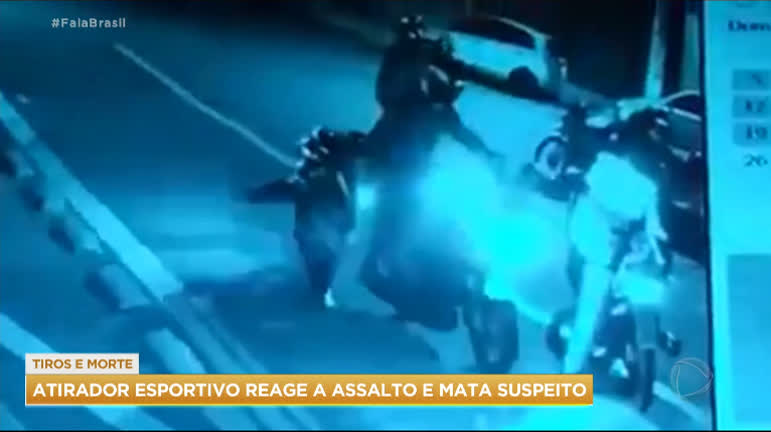 Vídeo: Atirador esportivo reage a assalto e mata bandido em SP