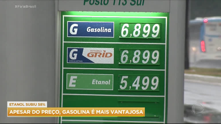 Vídeo: Apesar do preço, gasolina segue mais vantajosa do que o etanol