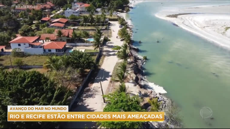 Vídeo: Praias do Rio e Recife estão entre as mais ameaçadas pelo avanço do mar