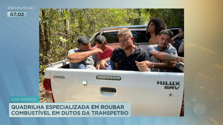 Vídeo: RJ: polícia prende quadrilha especializada em roubar petróleo em dutos