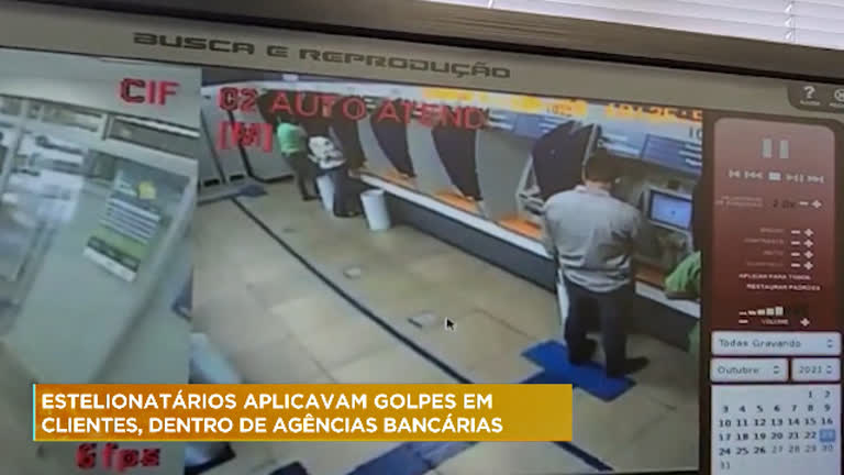 Vídeo: Suspeitos de aplicar golpes em agências bancárias são presos