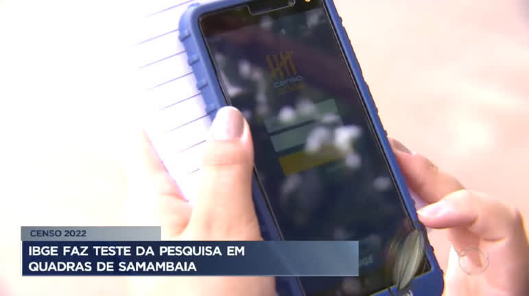 Vídeo: Samambaia recebe fase de testes do Censo 2022