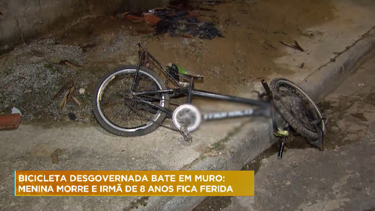 Vídeo: Criança de 11 anos morre após bater de bicicleta em muro em MG