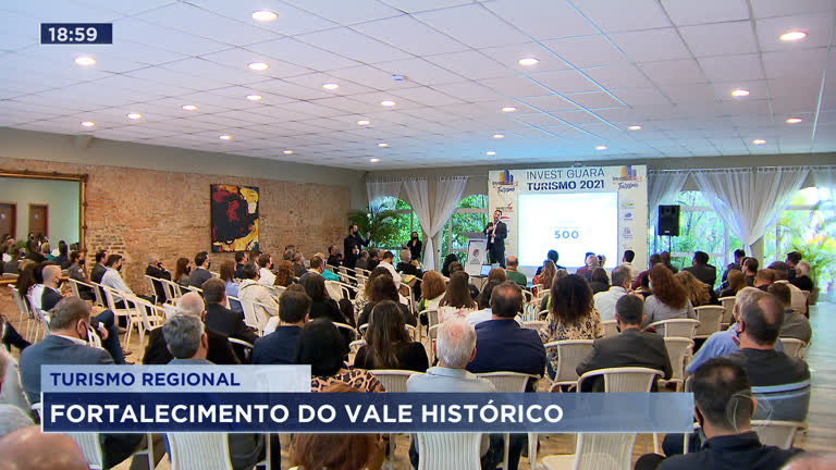 Vídeo: Evento para fomentar o turismo é realizado em Guaratinguetá