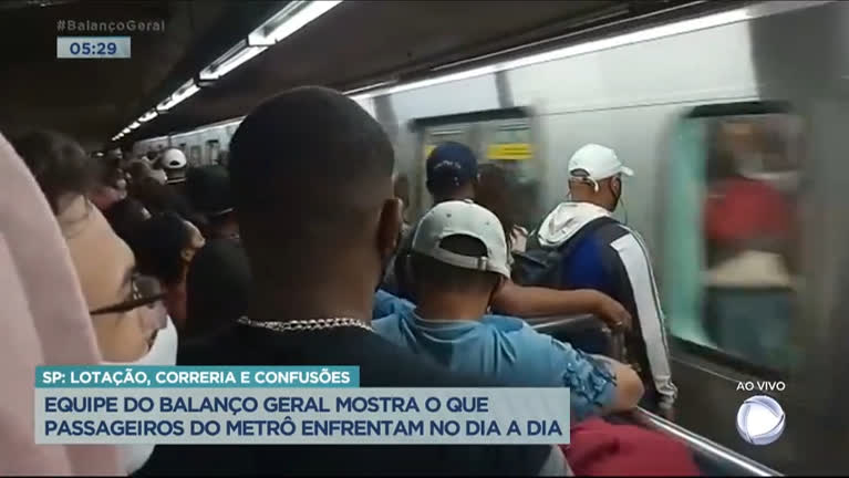 Vídeo: Transporte público lotado volta a ser problema para usuários em SP
