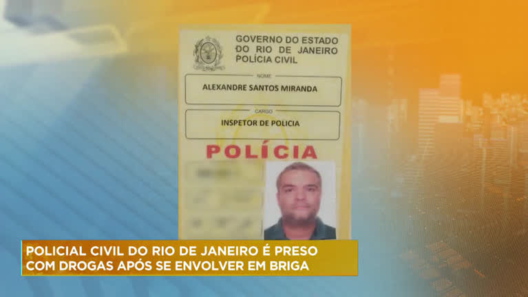 Vídeo: Policial do Rio de Janeiro é preso em MG após se envolver em briga