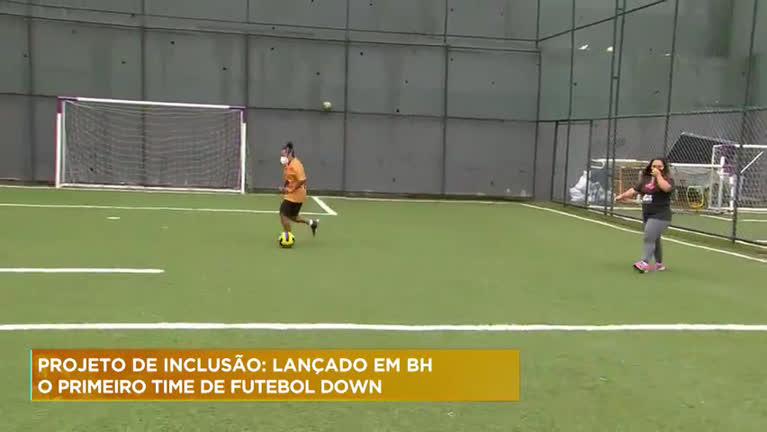 Vídeo: Primeiro time de futebol Down é lançado em Belo Horizonte