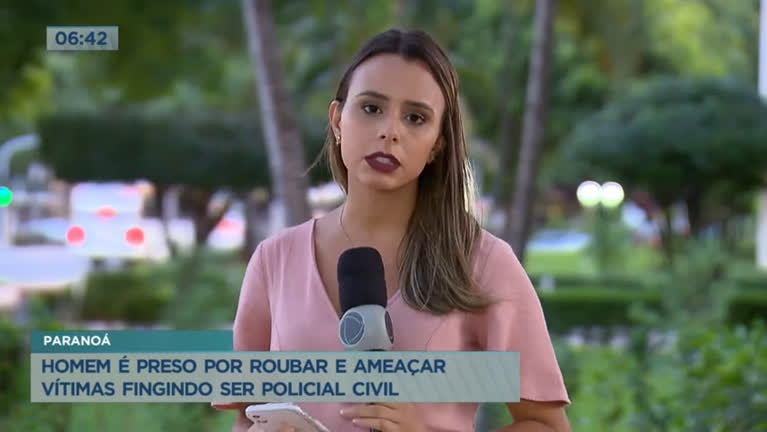 Vídeo: Falso policial civil é preso por roubar e ameaçar vítimas, no Paranoá