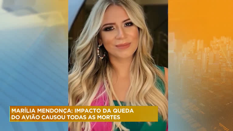 Vídeo: Impacto da queda do avião causou morte da Marília Mendonça