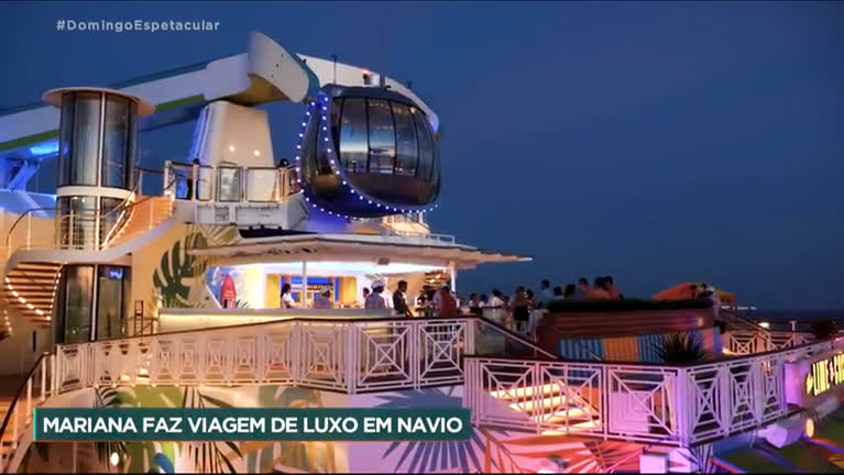 Vídeo: Mariana Weickert embarca em um dos navios mais luxuosos do mundo