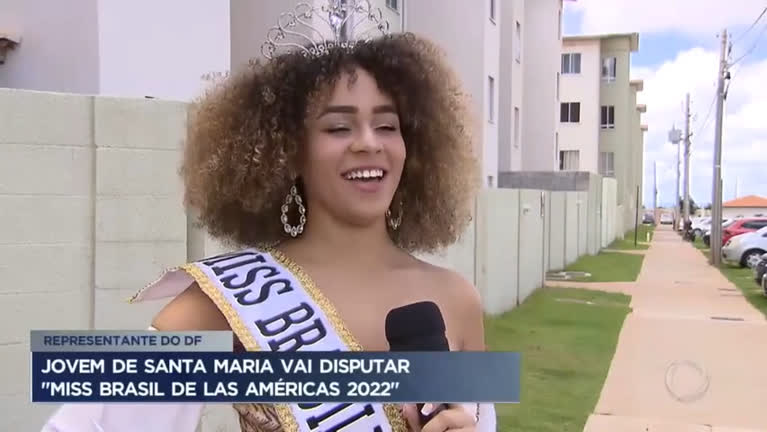 Vídeo: Estudante do DF representa país em Miss Brasil de Las Américas 2022